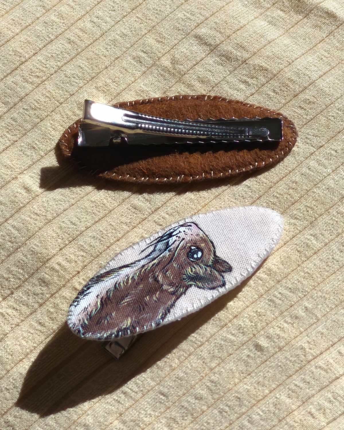 Set veľkých sponiek – Veverička a prvosienky