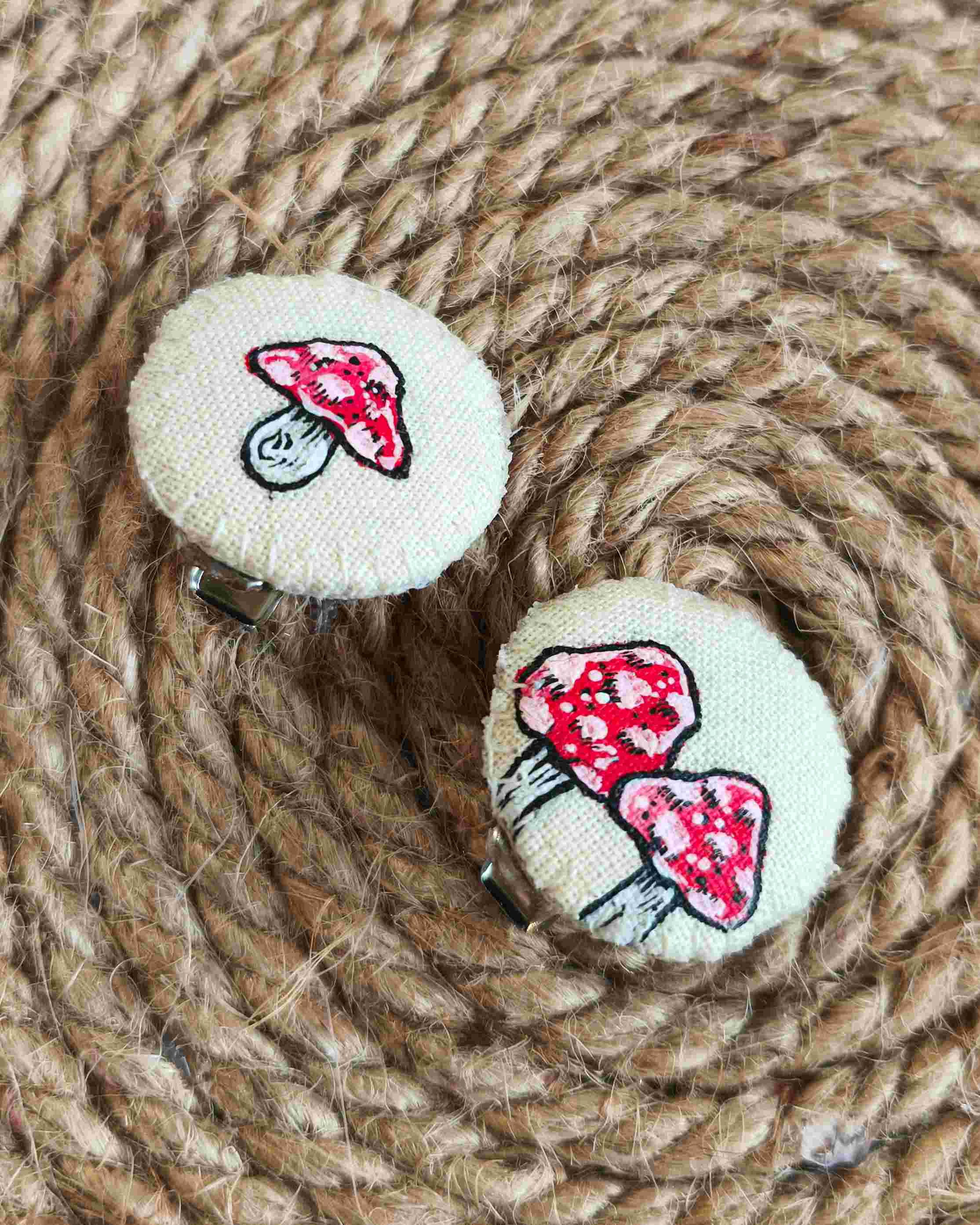 Set mini sponiek - Muchotrávky